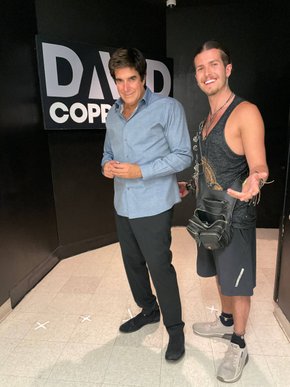 Marv der Zauberer mit David Copperfield in Las Vegas